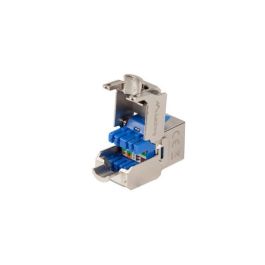 Lanberg Módulo Keystone RJ-45 Cat.6 S/FTP Metálico Toolless Plata