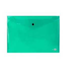 Carpeta Liderpapel Dossier Broche 34043 Polipropileno Din A4 Verde Transparente 50 Hojas 12 unidades