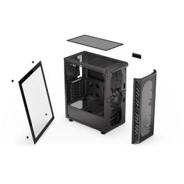 ENDORFY Signum 300 Core Black - Torre PC ATX, micro ATX, Mini-ITX con ventana, filtros, 2x 3.5", 2x 2.5"