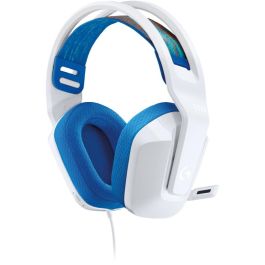Logitech G335 Auriculares Gaming con Micrófono, Cableado, Blanco, Estéreo, para PC y Consolas