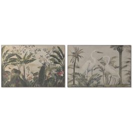 DKD Home Decor Cuadro Oriental Garzas Palmeras Lino Abeto Verde Beige 120 x 3,5 x 80 cm (2 Unidades) Precio: 56.95000036. SKU: B1KHBWZGDX