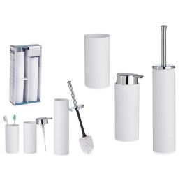 Set Baño 3 Piezas Blanco Berilo - 16.5x8x32.5 cm (8 Unidades) Precio: 91.59000015. SKU: S3609782