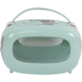 M Pets MPE6953182737025 Caja de Transporte Mochila Sixties Classic con Asa, Apertura Trasera, hasta 5 kg, Color Azul