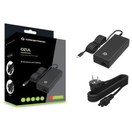 Conceptronic Cargador Portátil 100W GaN Universal USB-C Power Delivery PD 3.0 con Función Carga Rápida y Protecciones, Cable 150cm