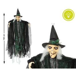 Bruja Colgante Con Luz Y Vestido Negro Verde 100 cm Para Decoración Halloween Precio: 12.50000059. SKU: S1123409