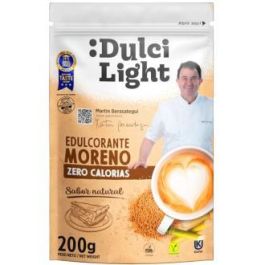 DULCILIGHT Edulcorante Moreno Azúcar Zero Doypack 200G Vegano Sin Gluten Apto para Diabéticos y Keto Friendly Precio: 7.5000002. SKU: S4602414