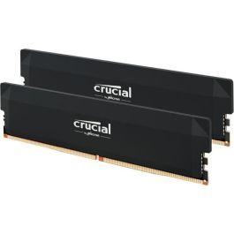 Memoria RAM CRUCIAL DDR5 PRO - Edición Overclocking - Kit 64 GB (2 x 32 GB) - 6400 MT/s - CL40 - UDIMM Memoria RAM CRUCIAL DDR5 PRO - Edición Overclocking - Kit 64 GB (2 x 32 GB) - 6400 MT/s - CL40 - UDIMM