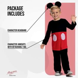 Disney Disfraz Infantil Mickey Classic para Niños Talla 3-4 Años Negro Disney Disfraz Infantil Mickey Classic para Niños Talla 3-4 Años Negro
