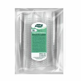 Set de copas reutilizables Algon Cava 50 Piezas 150 ml (6 Unidades)