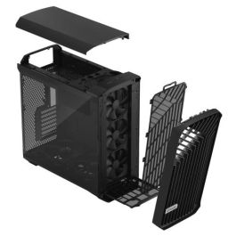 Fractal Design FD-C-TOR1A-01 Torre PC Negra, Soporte ATX, EATX, ITX, Micro ATX, Ventiladores 2x180mm y 3x140mm, Vidrio Templado