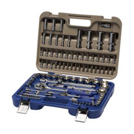 Irimo Juego de Vasos Hexagonales ½ y ¼ Pulg, 101 Piezas 129-101-4, Vasos Métricos Acero Cromo Vanadio Precio: 80.50000046. SKU: S7918421