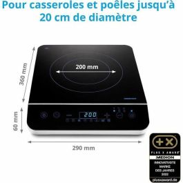 Medion MD 17595 Placa de inducción independiente 1 fuego L 29 x P 36 cm