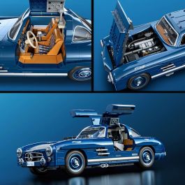 Mattel Mercedes 300SL Coche para Construir Hot Wheels Premium, 1500 Piezas, Escala 1:12