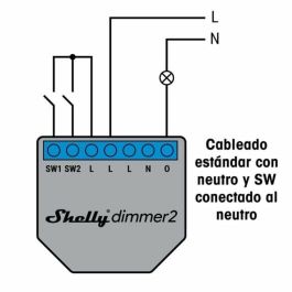 Shelly Módulo switch Wi-Fi BT Dimmer 2