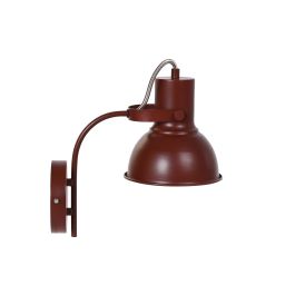 DKD Home Decor Lámpara Aplique Loft Negro Rojo Metal 26 x 28 x 16.5 cm (2 Unidades)