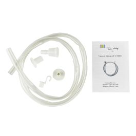 Thermobaby KIT DE BAÑERA VASCO Lirio de los Valles Blanco con Pies y Manguera de Desagüe