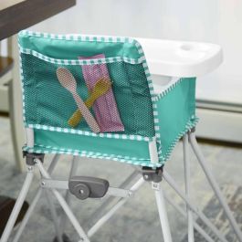 BRIGHT STARS Pop N Dine - Trona para comidas de bebé, plegable, portátil, de viaje, ligera, fácil de limpiar, bolsa de transporte incluida BRIGHT STARS Pop N Dine - Trona para comidas de bebé, plegable, portátil, de viaje, ligera, fácil de limpiar, bolsa de transporte incluida
