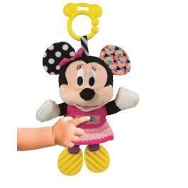 Clementoni Sonajero Minnie Peluche Texturas con Mordedor 18x28x11 cm