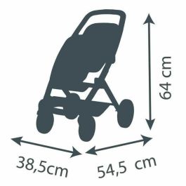 Smoby SMO3032162532218 Cochecito Gemelar Maxi-Cosi Rosa – Juguete para Niñas a partir de 3 años