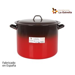 La Estrella Olla Alta con Tapa 30 cm, 16 Litros, Colección Fuego, Dimensiones 39.5x31x24 cm (2 Unidades) Precio: 99.50000005. SKU: B1AVVR9X2K
