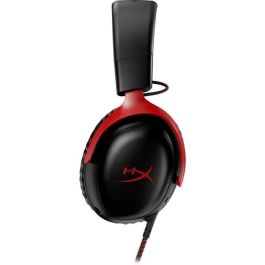 Auriculares para juegos con cable - HyperX Cloud III - para PC y consola - Negro/Rojo