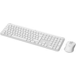Logitech SIGNATURE SLIM COMBO MK950 OFF Teclado y Ratón Inalámbrico Bluetooth RF QWERTZ Español Blanco