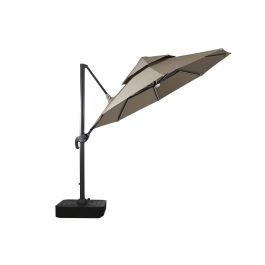 Parasol Terraza Y Jardin DKD Home Decor Marron Claro Gris Oscuro 350 x 280 x 290 cm Parasol Terraza Y Jardin DKD Home Decor Marron Claro Gris Oscuro 350 x 280 x 290 cm