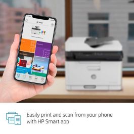 HP 4ZB97A Impresora Multifunción Color Láser MFP 179FNW 4 en 1 WiFi Ethernet USB Fax ADF 40 Hojas Blanca Oficina