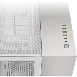 CORSAIR CC-9011285-WW Caja PC Torre Media 6500X, Aluminio Blanco/Gris Satinado