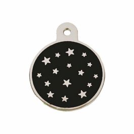 Placa identificativa para collar Imarc PetScribe Passion Negro Plata
