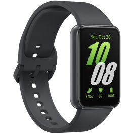 Samsung SM-R390NZAAEUB Pulsera Smartband Galaxy Fit 3 Gris 13 días Batería, Pantalla 1.6'' AMOLED, Monitor Actividad, Sueño, Salud, Resistente Agua IP68
