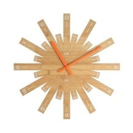 Alessi MDL05 Raggiante Reloj de Pared en Madera de Bambú con Números Romanos Diseñado por Michele De Lucchi Precio: 136.98999996. SKU: B17SAHKLLY