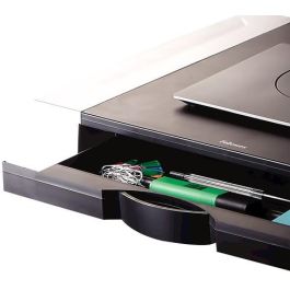 Fellowes Soporte ajustable para monitor TFT/CRT Office Suites, ergonómico, con bandeja, eleva 100-150mm, soporta 36kg
