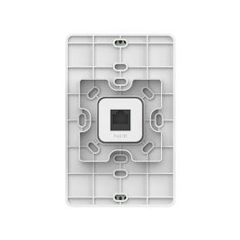 Grandstream GWN7624 Access Point In-Wall, Wi-Fi 6 1733 Mbps, Dual-Band 2.4/5GHz, PoE, 4 Puertos Gigabit Ethernet, 200 Usuarios
