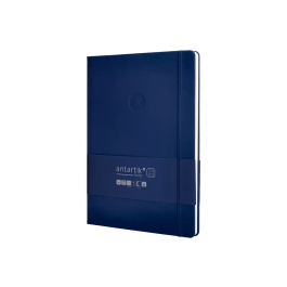 Antartik Cuaderno A4 Tapa Dura Azul Marino 100 Hojas Cuadriculadas 80gr FSC