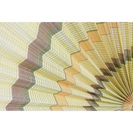 DKD Home Decor Decoración Pared Oriental Bambú Natural 4 x 52 x 107 cm (2 Unidades)