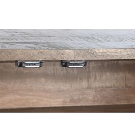 Aparador DKD Home Decor Marrón oscuro Gris oscuro Metal Madera de mango 180 x 40 x 80 cm