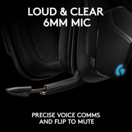 Logitech G935 Auriculares Inalámbricos Gaming con Sonido Envolvente 7.1 y LIGHTSYNC RGB