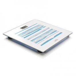 Laica Báscula de Baño Electrónica PS1074, Vidrio Templado, Hasta 150 kg, Blanca