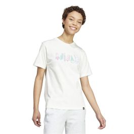 Camiseta de Manga Corta Mujer Adidas Blanco 9-10 Años