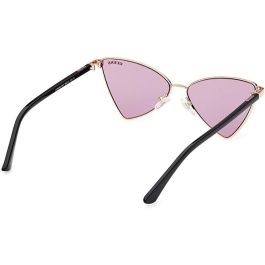 Guess Gafas GU8286 28Y Gafas de Sol para Mujer, Montura Oro Rosa Brillante, Lente Violeta