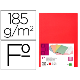 Liderpapel Subcarpeta Folio Rojo Intenso 180g/m2 para Archivo Precio: 10.50000006. SKU: B1CV68T2TM