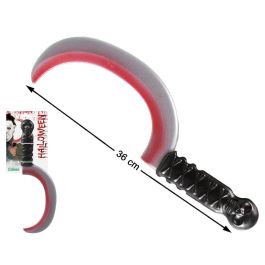 Hoz Curva de 36 cm Gris con Efecto Sangre para Disfraz Precio: 1.49999949. SKU: B13ZTKFRXE