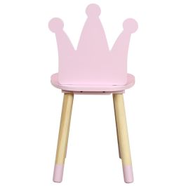 Home Deco Kids Silla Infantil Corona Rosa