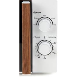 Horno microondas DOMO DO2720 - 20L - 700W - Temporizador 35 min - Función descongelación - L44 x P35,8 x H 25,8 cm - Acabado en madera blanca Horno microondas DOMO DO2720 - 20L - 700W - Temporizador 35 min - Función descongelación - L44 x P35,8 x H 25,8 cm - Acabado en madera blanca