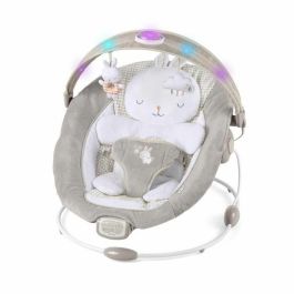 Ingenuity Transat Light Up Rabbit Arch - Twinkle Tails 99 Tumbona para Bebé con Suaves Telas de Felpa y Peluche de Conejo