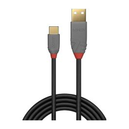 Lindy 2m USB 2.0 Type A to C Cable, Anthra Line, Cable de Datos de Alto Rendimiento para Instalaciones AV y TI