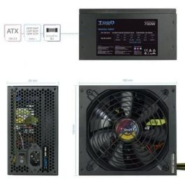 TooQ TQAPOLO-700SP unidad de fuente de alimentación 700 W 20+4 pin ATX ATX Negro TooQ TQAPOLO-700SP unidad de fuente de alimentación 700 W 20+4 pin ATX ATX Negro