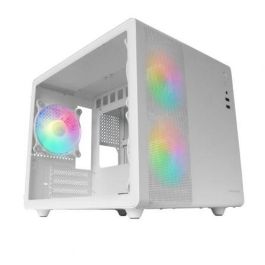 Mars Gaming MC-400 Caja Gaming Compacta Micro-ATX/Mini-ITX Blanca con 3 FRGB, Cristal Templado y Doble Cámara Precio: 50.69000002. SKU: B1KMC76C6K