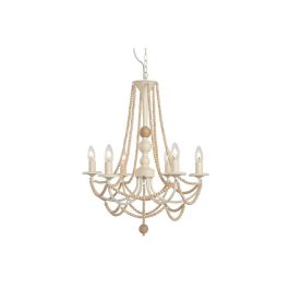 Lampara Techo Shabby DKD Home Decor Crudo Marron Claro 28 x 57 x 57 cm